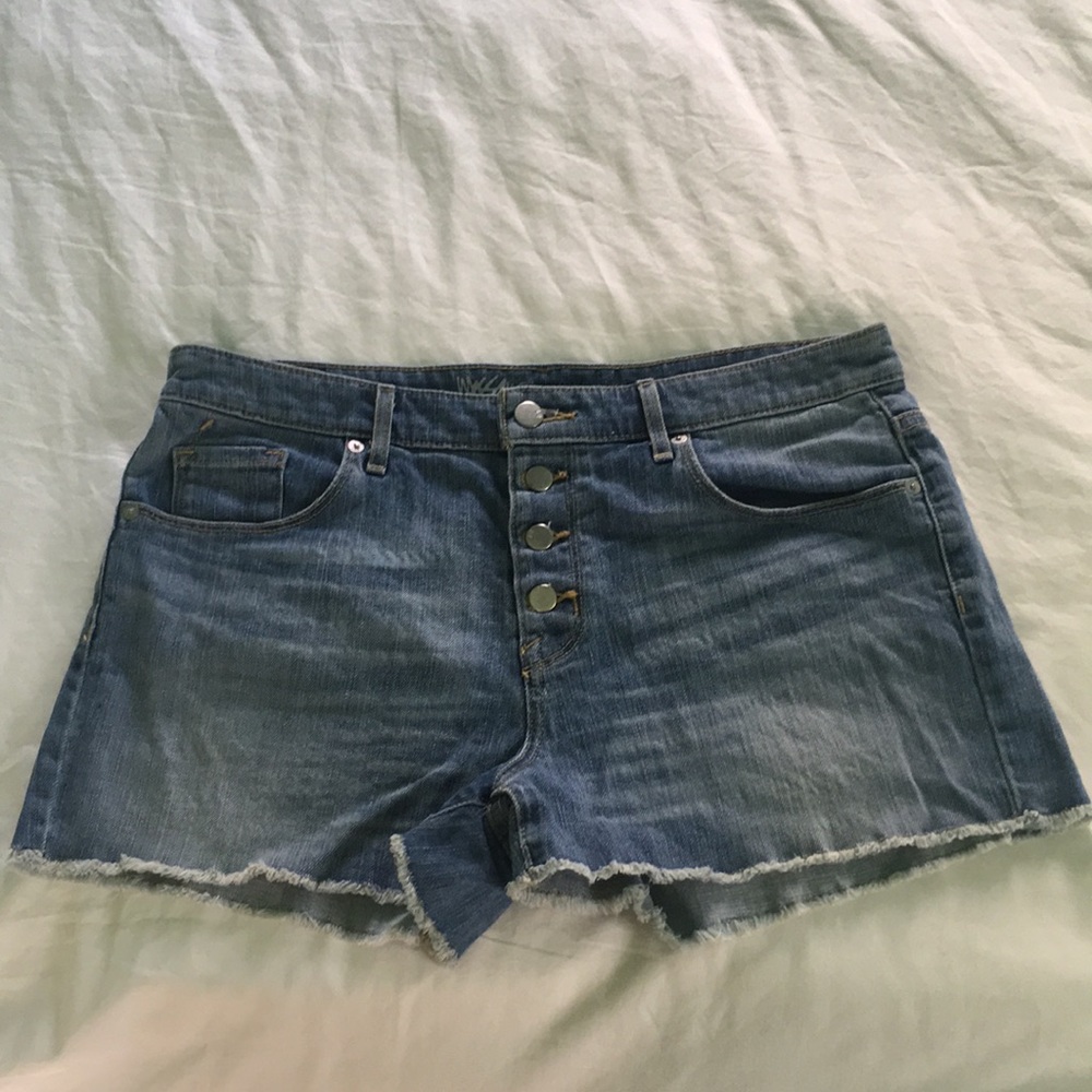 Denim shorts